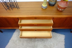 danish modern teak SIDEBOARD credenza h. w. klein for bramin 60s