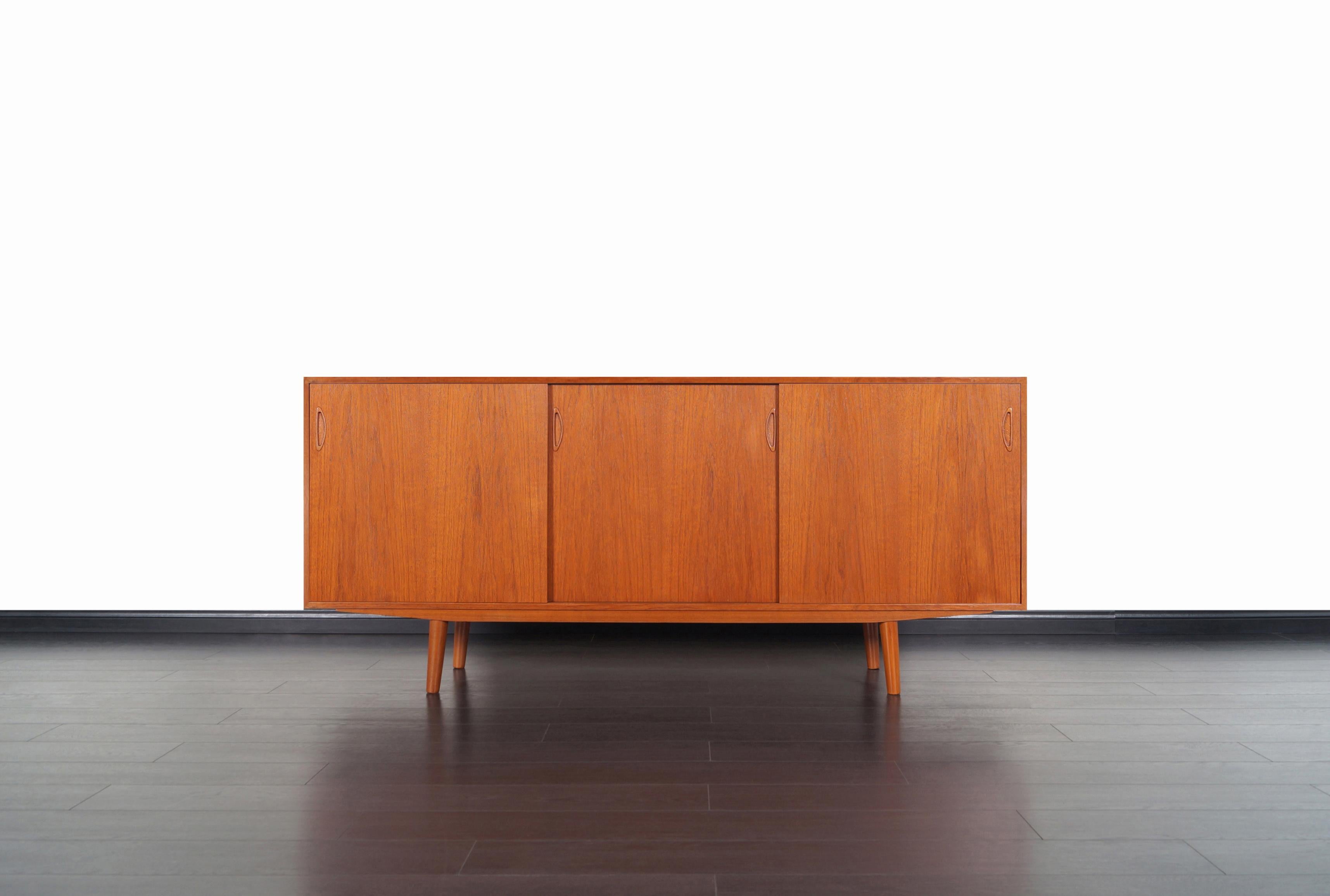 Mid-20th Century Danish Modern Teak Credenza