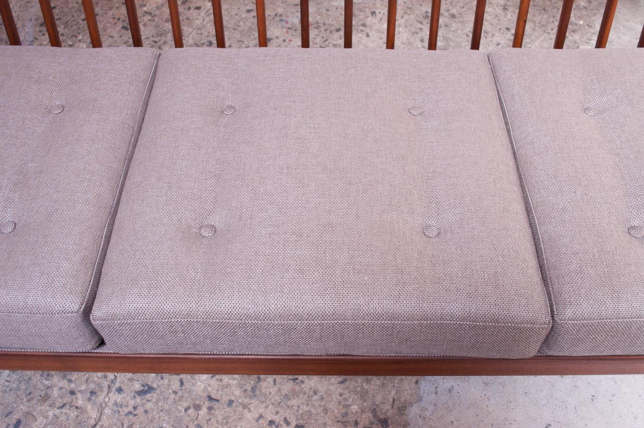 Danish Modern Teak Slat-Back Sofa Attributed to IB Kofod Larsen 13