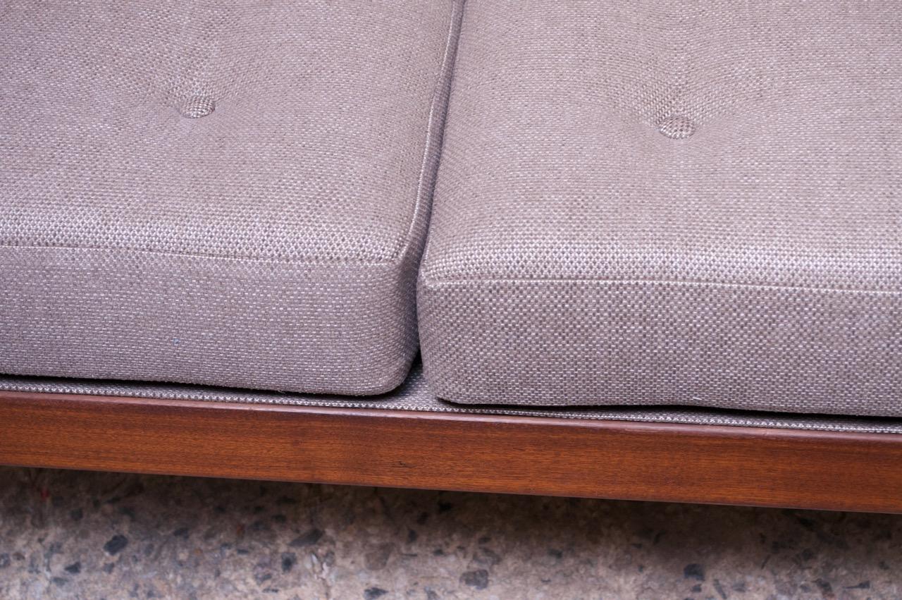 Danish Modern Teak Slat-Back Sofa Attributed to IB Kofod Larsen 14