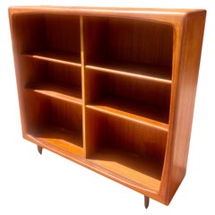 Danish Modern Teak Small Rare Bookcase by P H Hansen