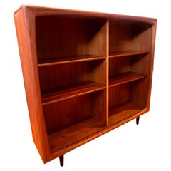 Danish Modern Teak Small Rare Bookcase by P H Hansen