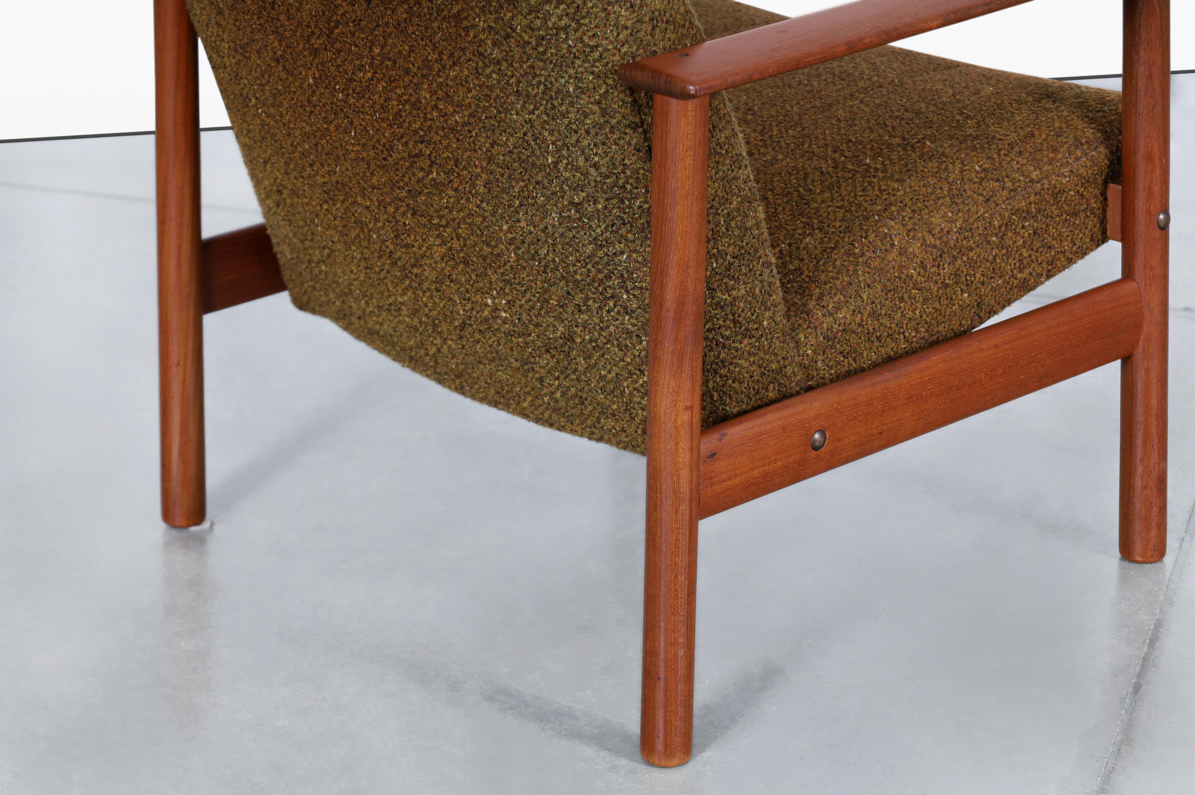 Danish Modern Teak Sofa and Chairs For Sale 7