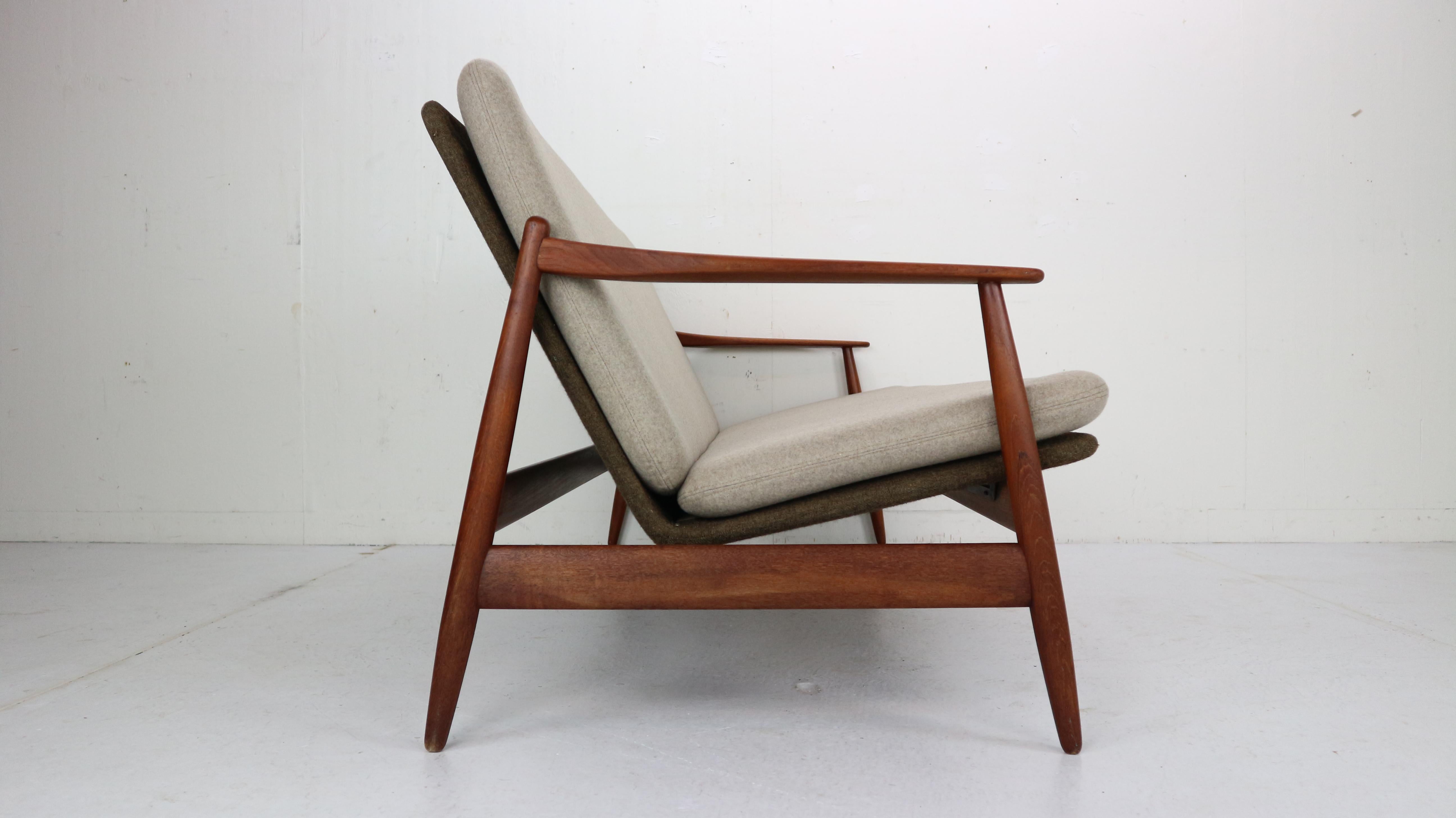 Mid-20th Century Danish Modern Teak Sofa by Poul M. Volther for Frem Rojle, 1960, Denmark