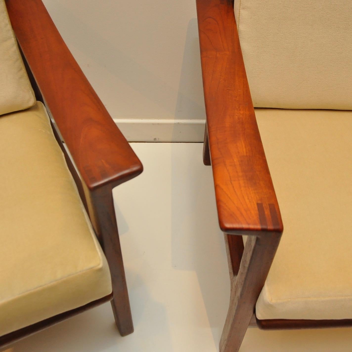 Mid-Century Modern Danish Modern Teak Sofa and Chair Set