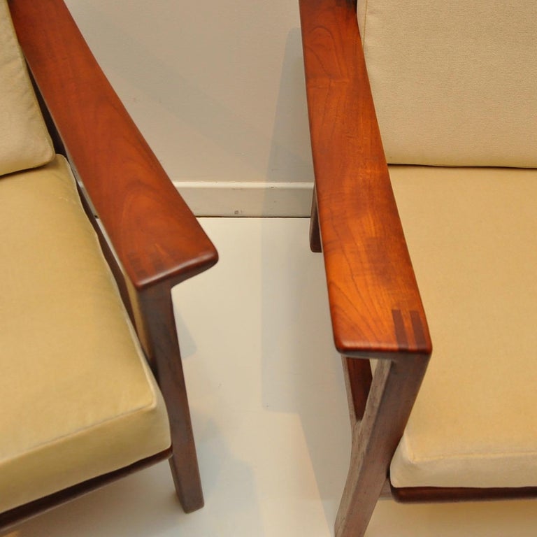 Danish Modern Teak Sofa and Chair Set For Sale at 1stdibs