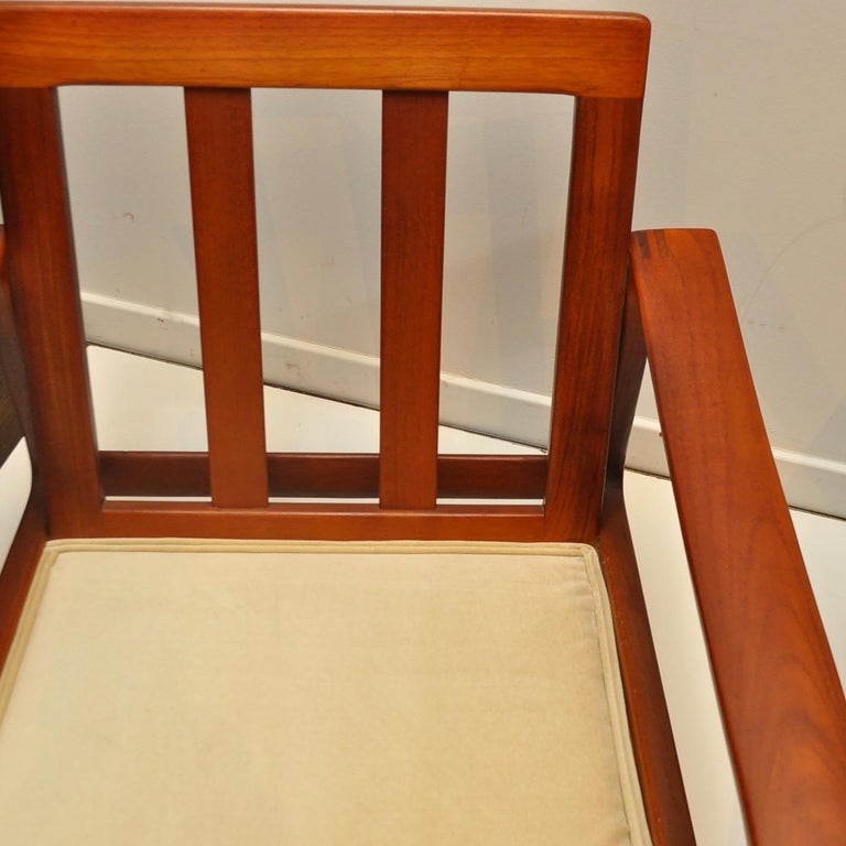 Danish Modern Teak Sofa and Chair Set For Sale at 1stdibs