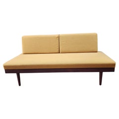 Danish Modern Teak Sofa Daybed by Edvard Kindt