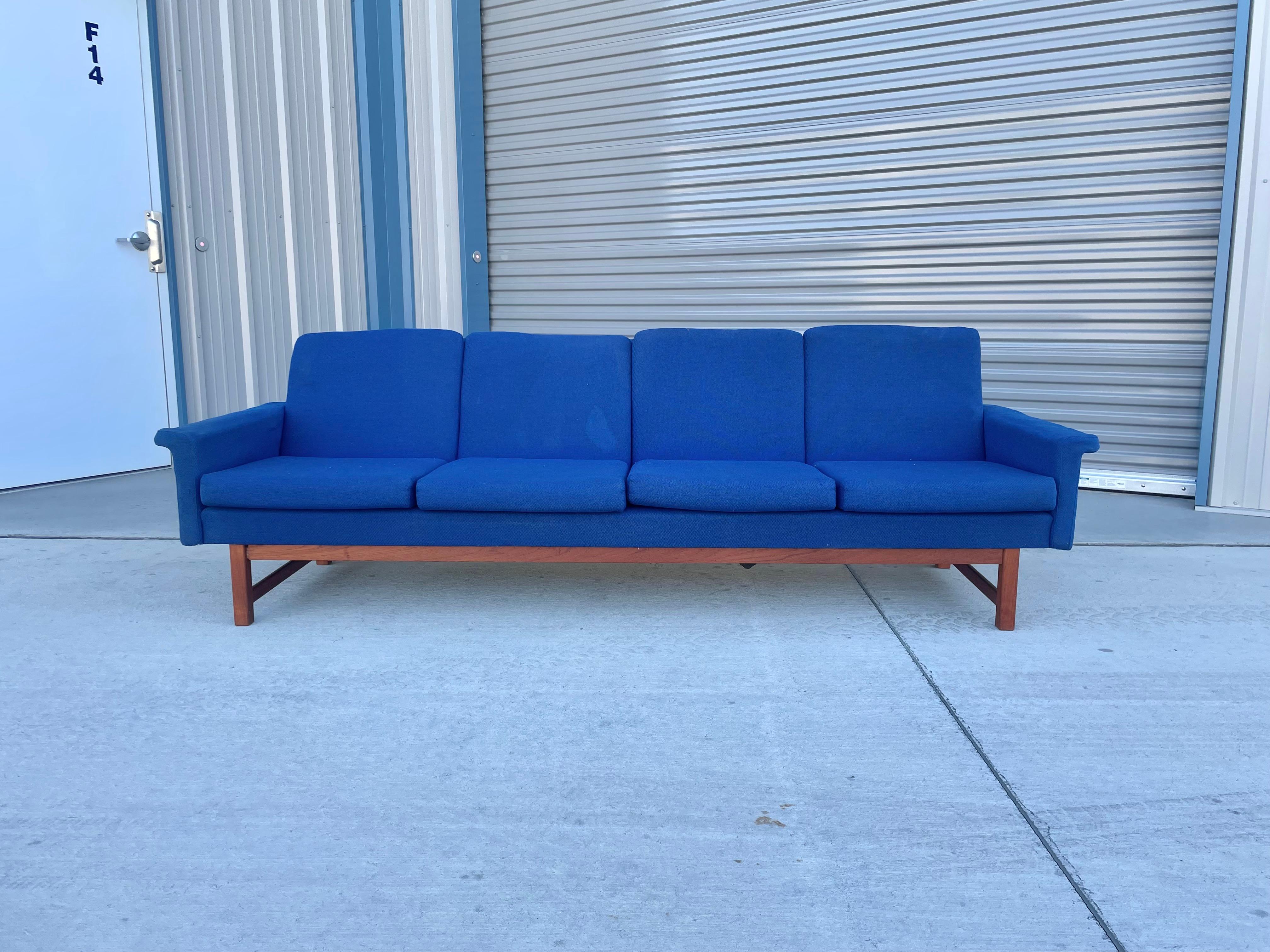 Mid-Century Modern Danish Modern Teak Sofa For Sale