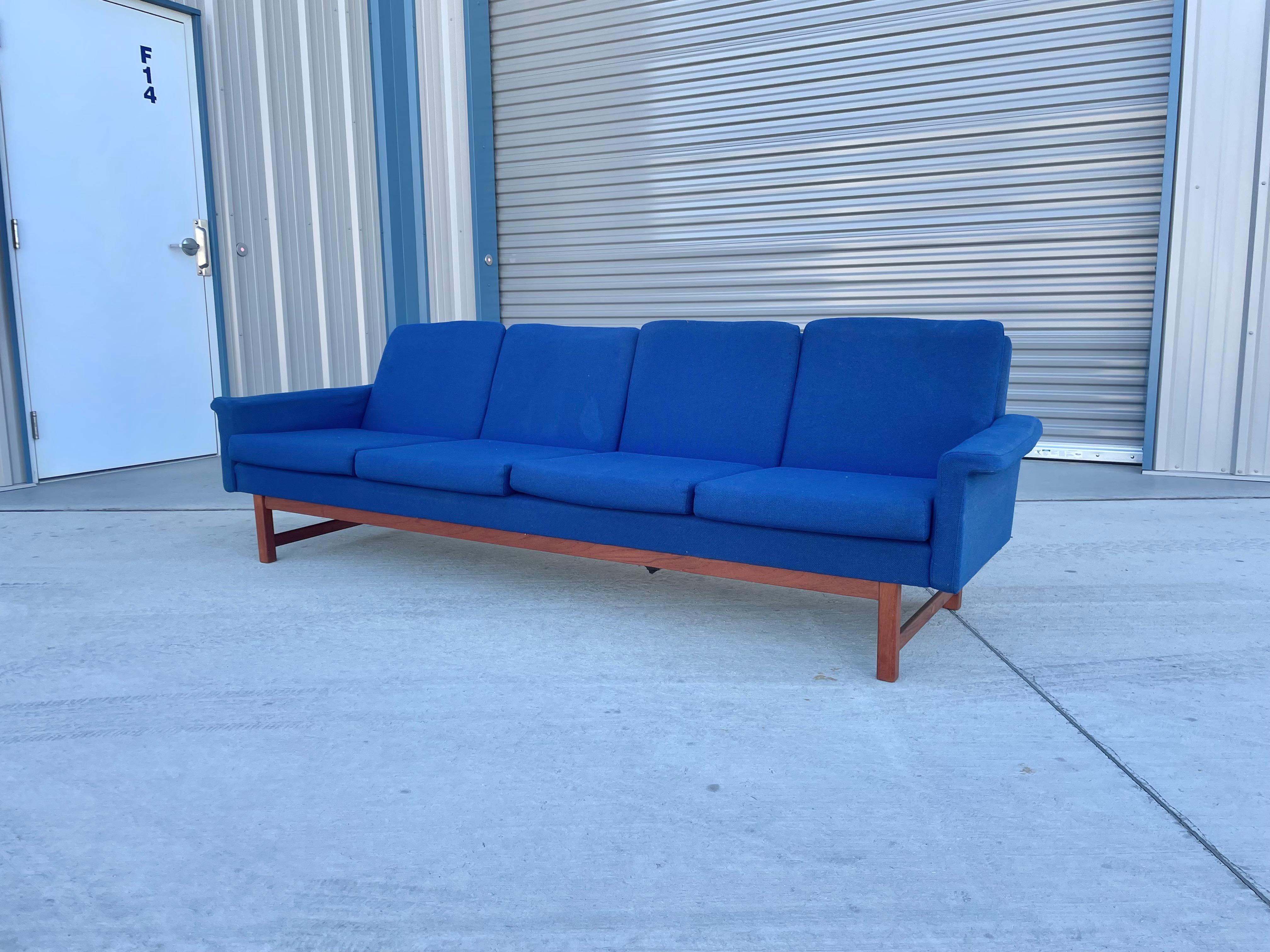 Mid-20th Century Danish Modern Teak Sofa For Sale