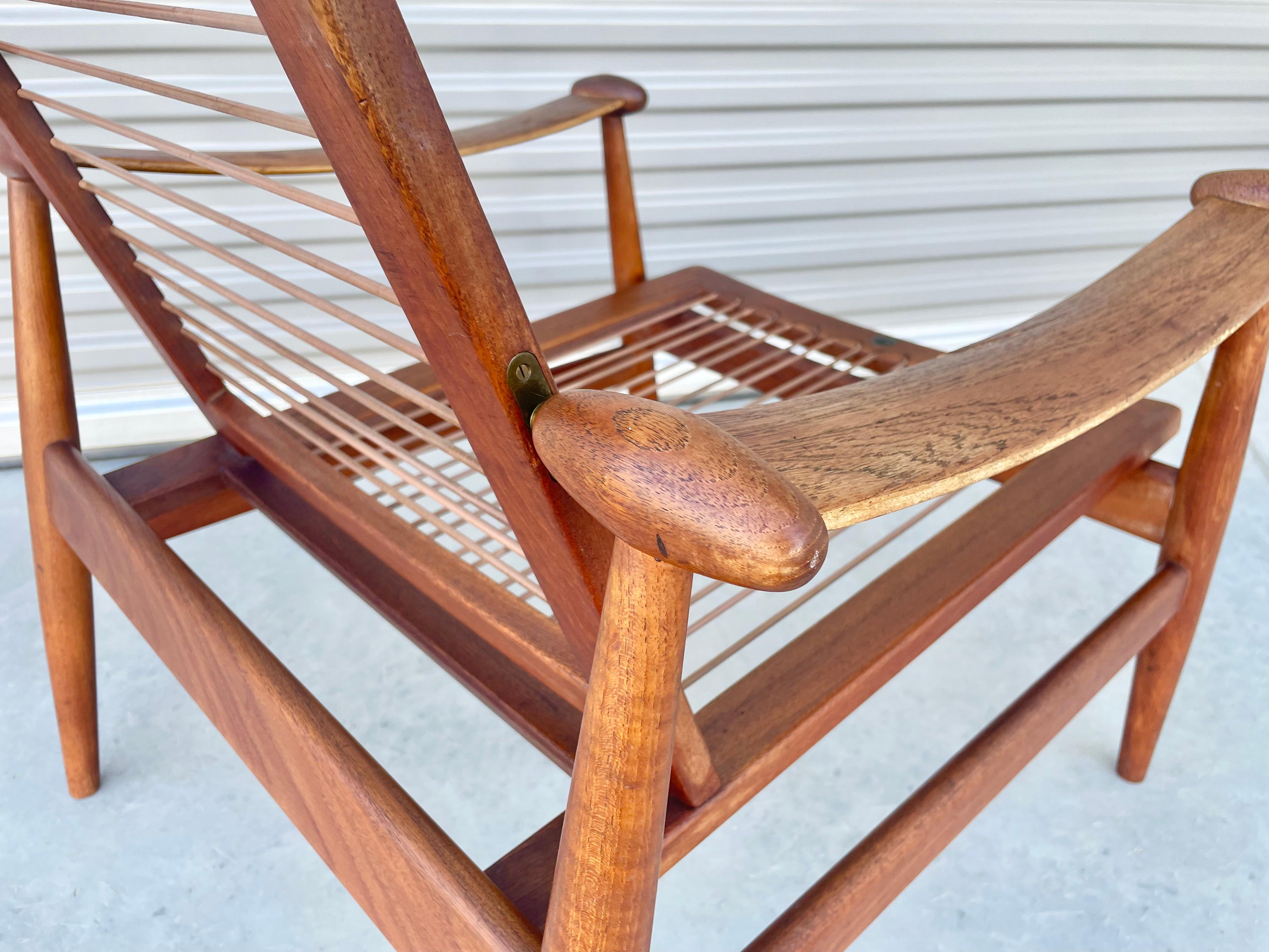 Mid-20th Century Danish Modern Teak Spade Lounge Chair by Finn Juhl for France & Søn For Sale