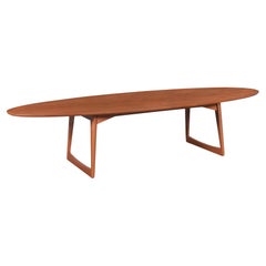 Danish Modern Teak "Surfboard" Coffee Table by Moreddi