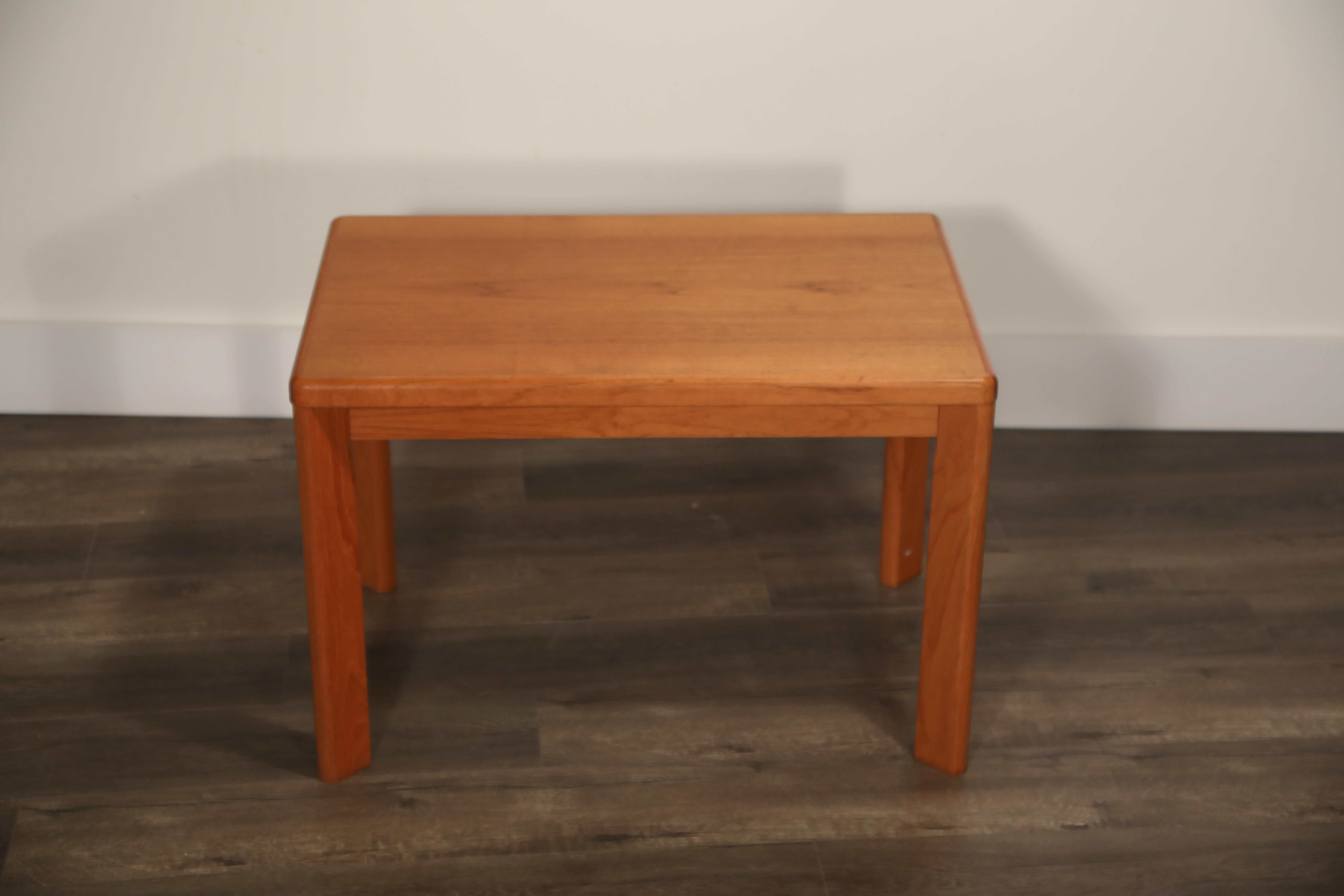 Mid-Century Modern Danish Modern Teak Table by Henning Kjaernulf for Vejle Stole & Møbelfabrik