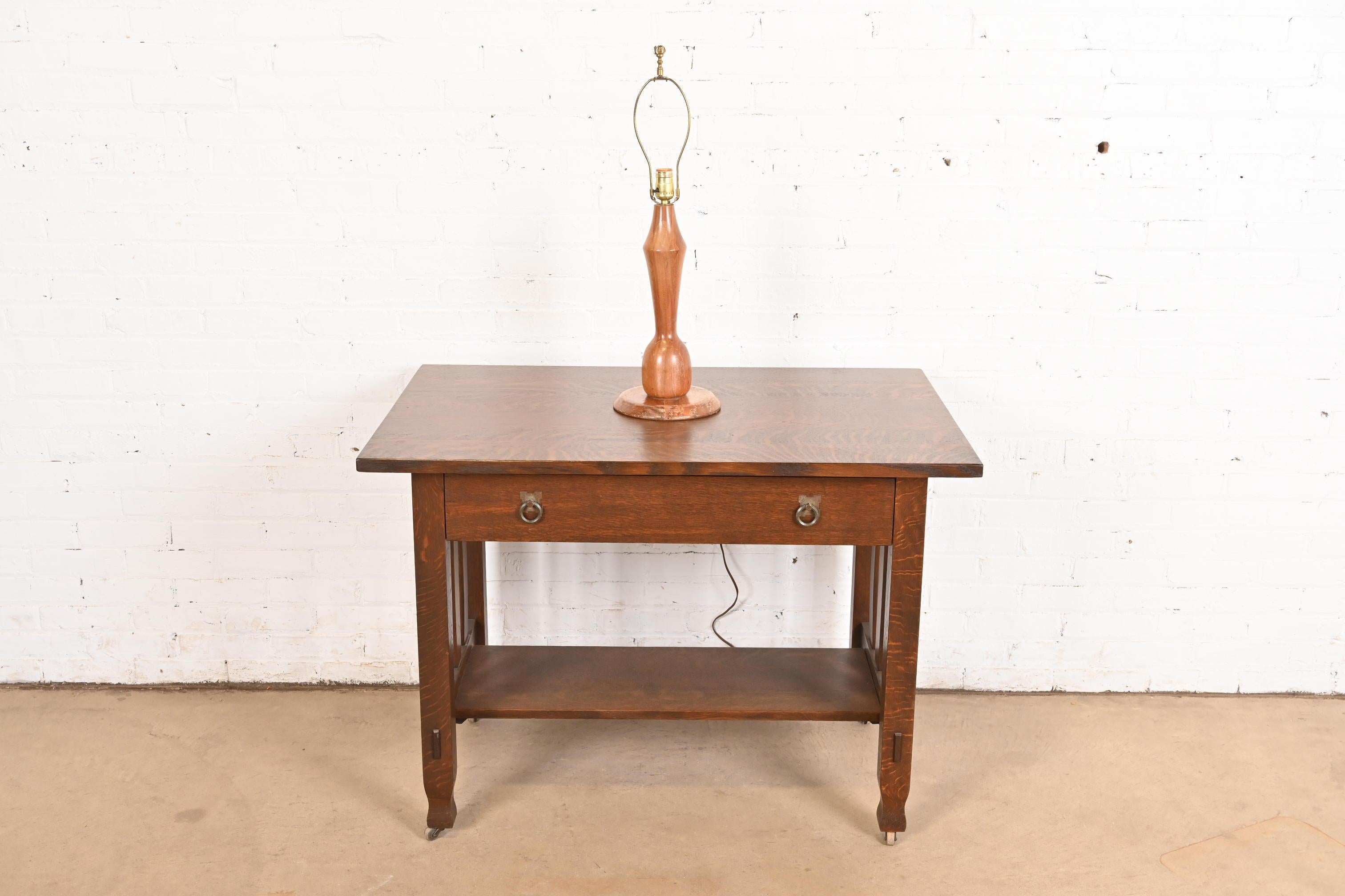 Danish Modern Teak Table Lamp, Circa 1960s For Sale 4