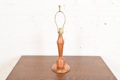 Danish Modern Teak Table Lamp, Circa 1960s
