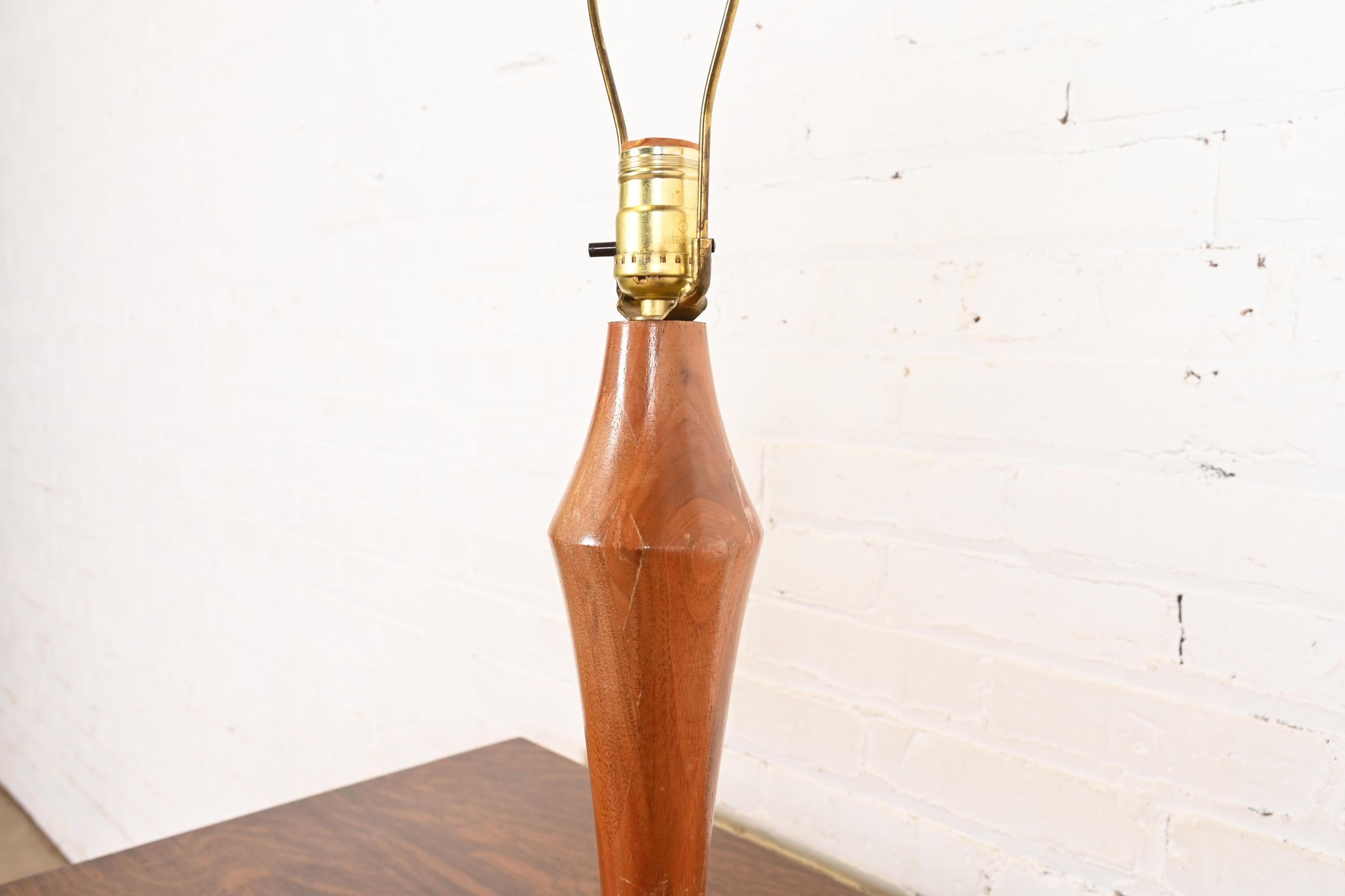 Danish Modern Teak Table Lamp, Circa 1960s For Sale 1