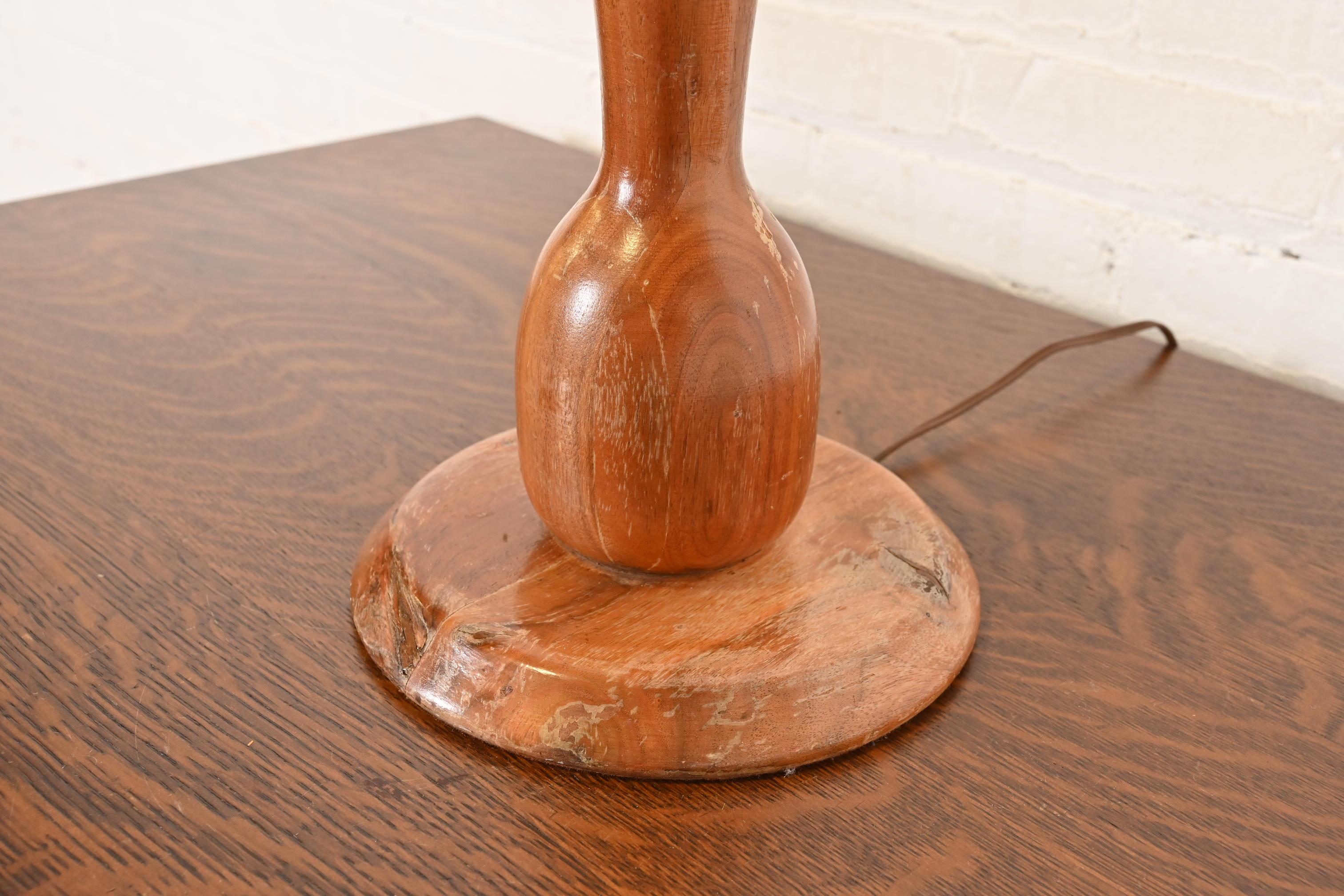 Danish Modern Teak Table Lamp, Circa 1960s For Sale 2