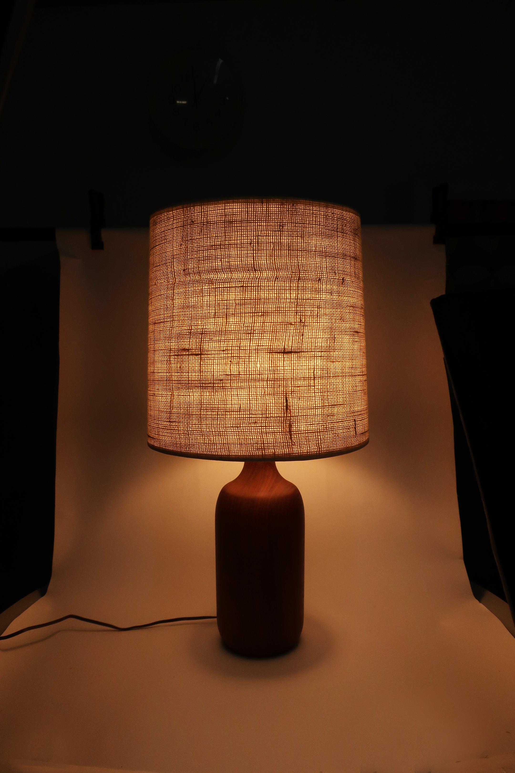 Danish Modern Teak Table Lamp 2