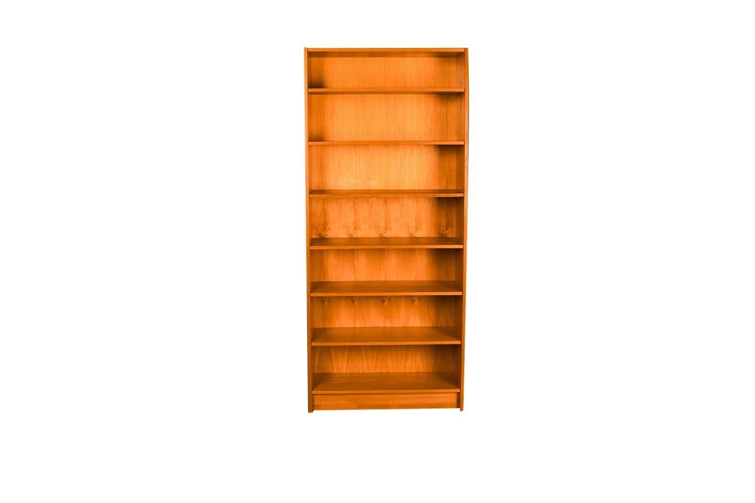 Mid-Century Modern Danish Modern Teak Tall Bookcase