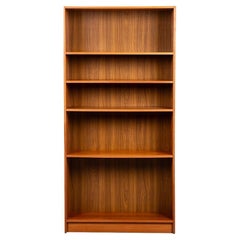 Danish Modern Teak Tall Bookcase