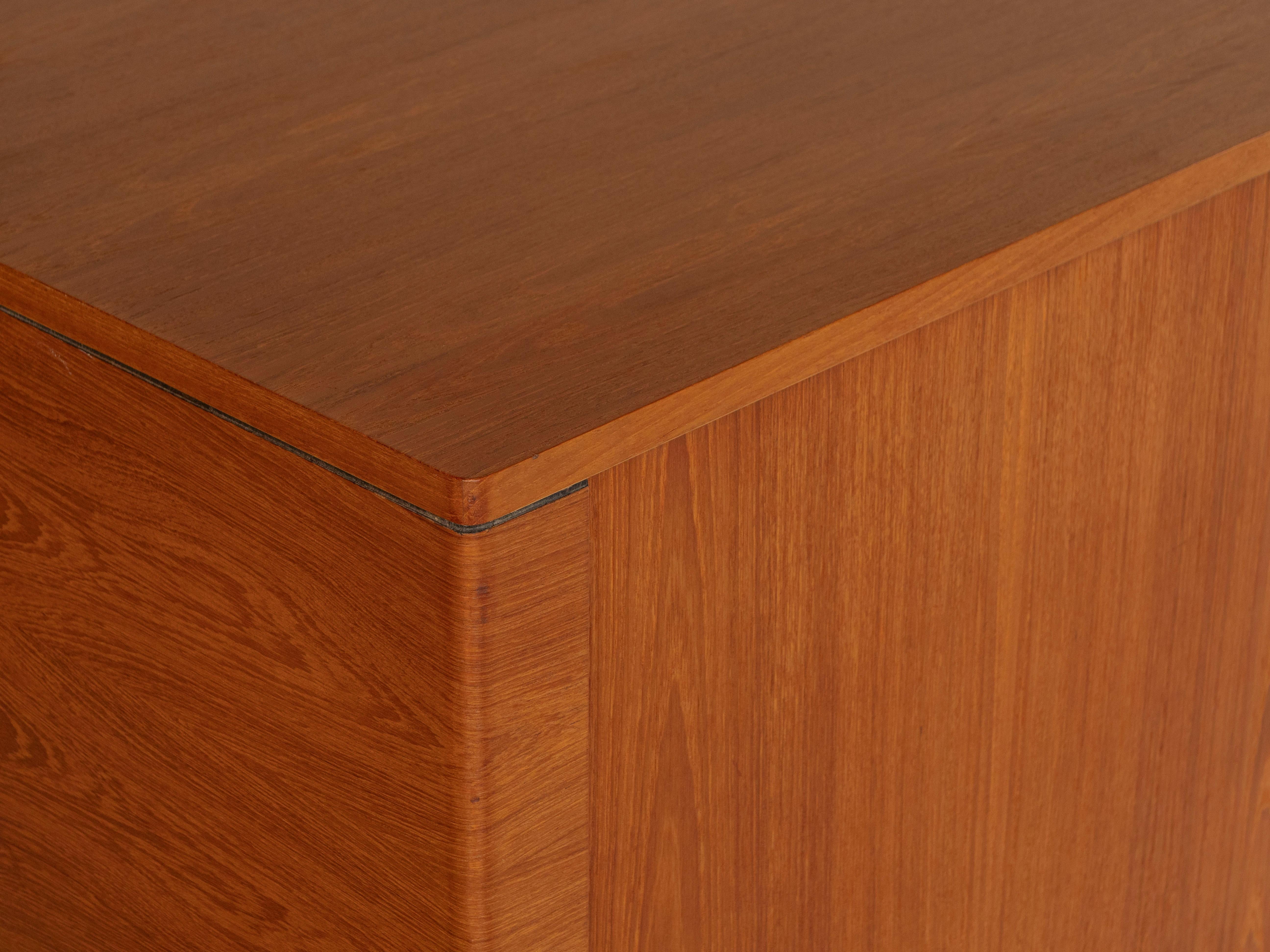 Danish Modern Teak Tambour Door Credenza by Hornslet Mobelfabrik 6