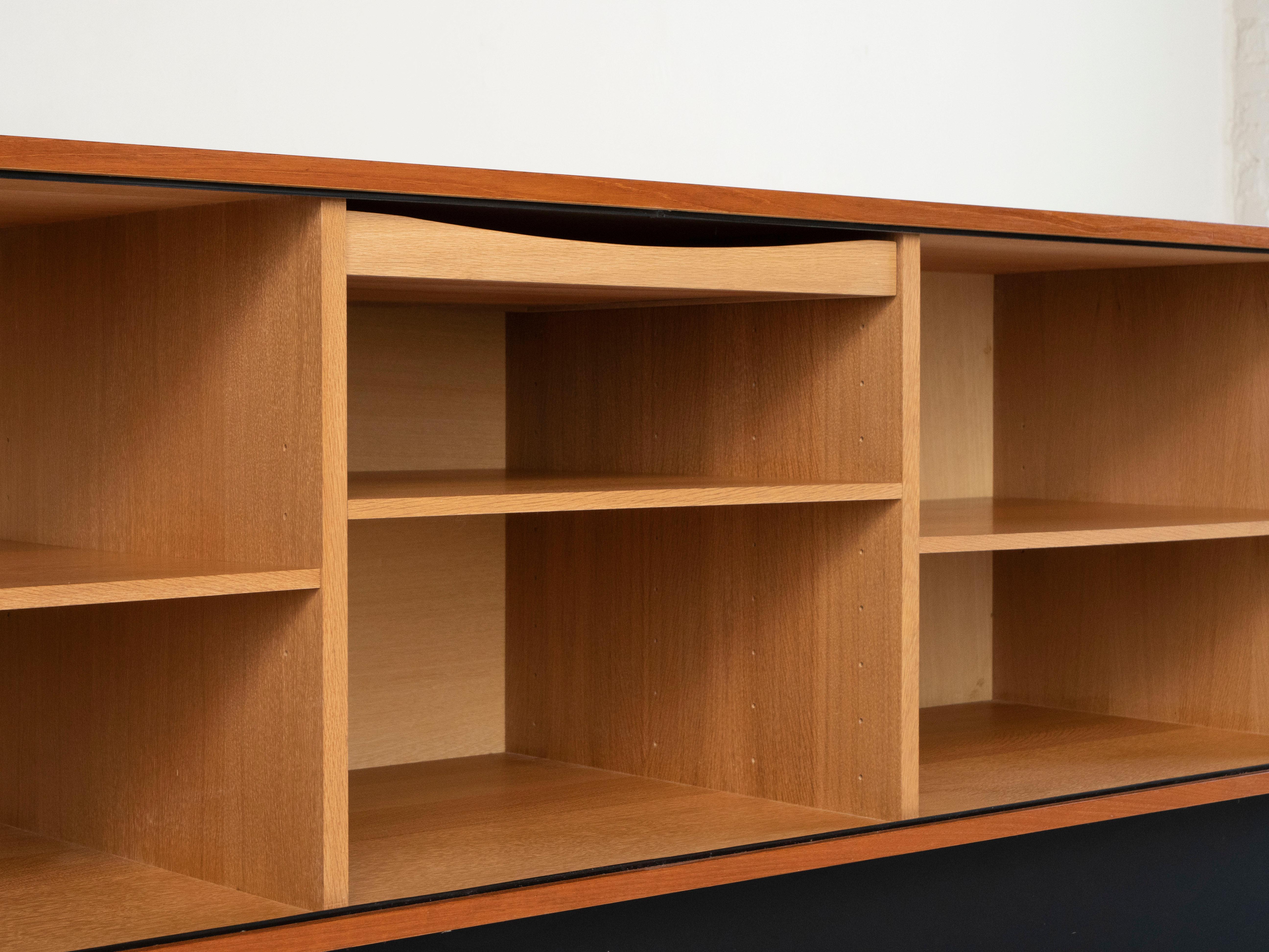 Danish Modern Teak Tambour Door Credenza by Hornslet Mobelfabrik In Good Condition In Los Angeles, CA