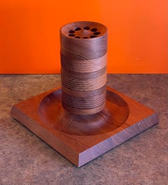 Dänisches modernes Teakholz Tarnspil "Turmspiel" von Piet Hein für Skjode Skjern