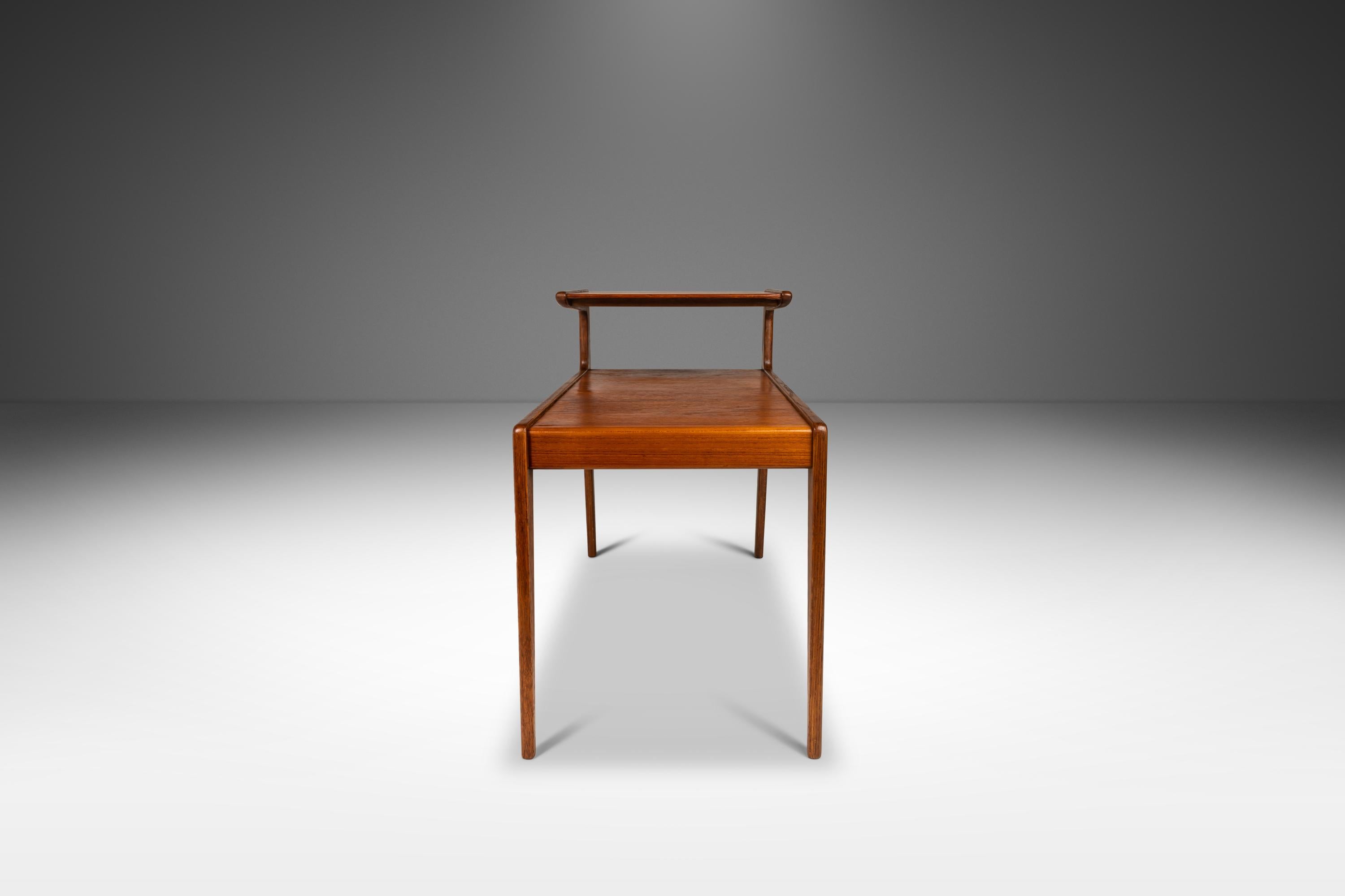 Danish Modern Teak Two-Tier Side Table by Kurt Østervig for Jason Møbler, 1960s 3