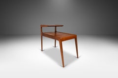 Tavolino moderno danese a due piani in teak di Kurt Østervig per Jason Møbler, anni '60