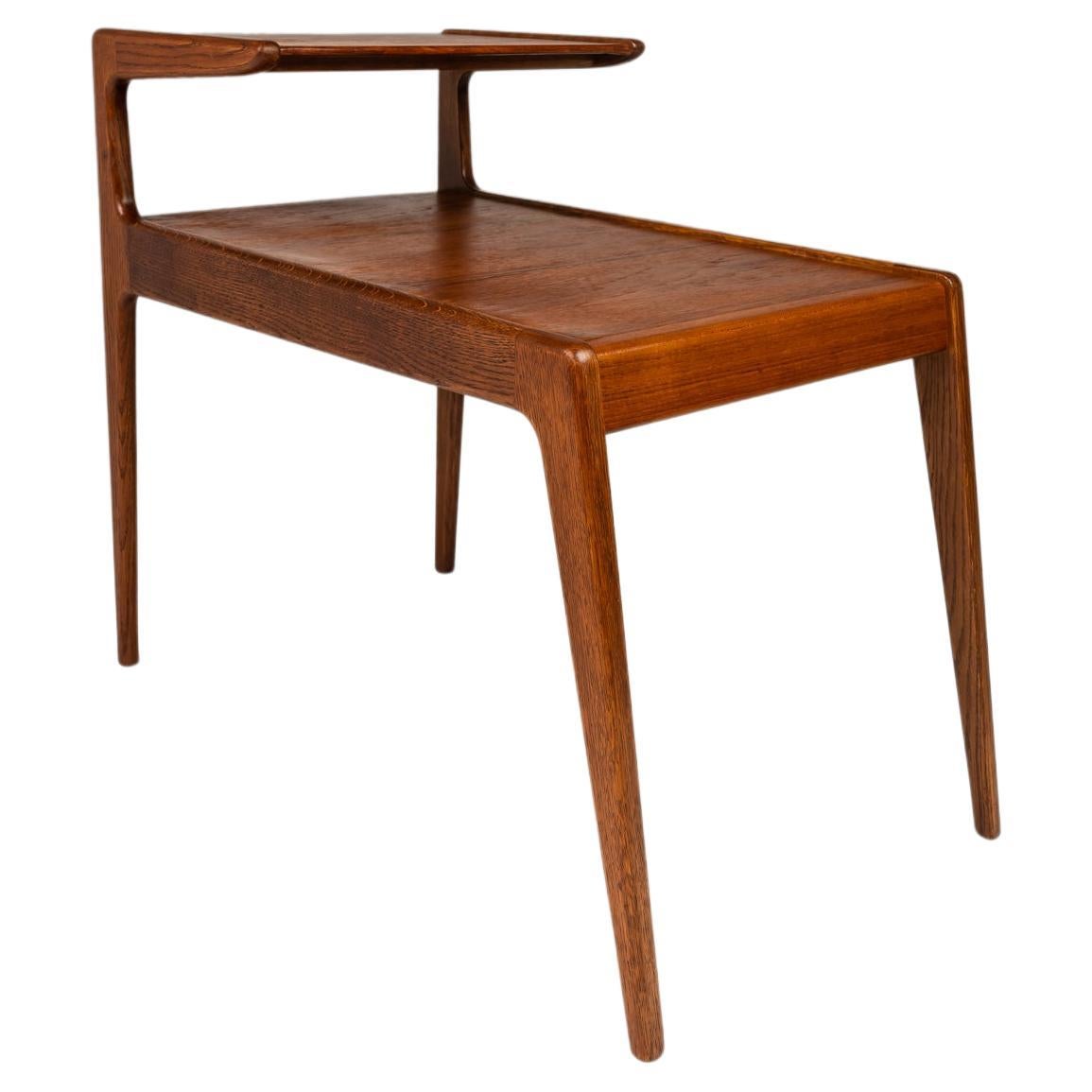 Danish Modern Teak Two-Tier Side Table by Kurt Østervig for Jason Møbler, 1960s