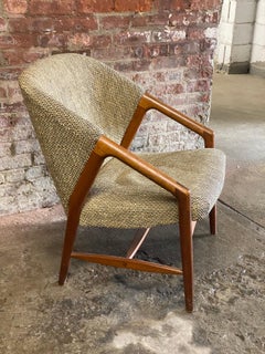 Danish Modern Teak Upholstered Armchair for Raymor