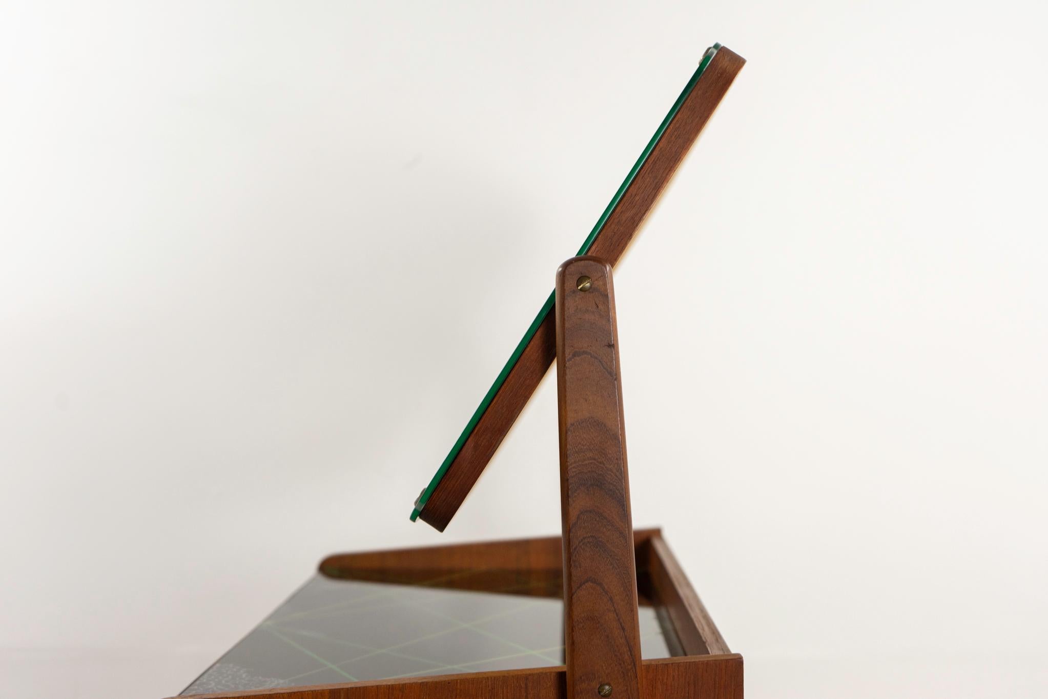 Danish Modern Teak Vanity For Sale 1