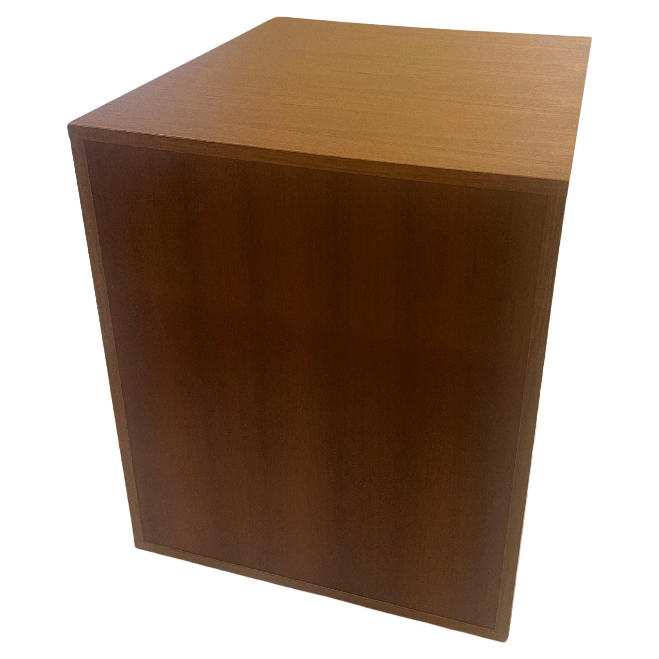 20th Century Danish Modern Teak Versatile file Cabinet with Rosewood Handles on Casters