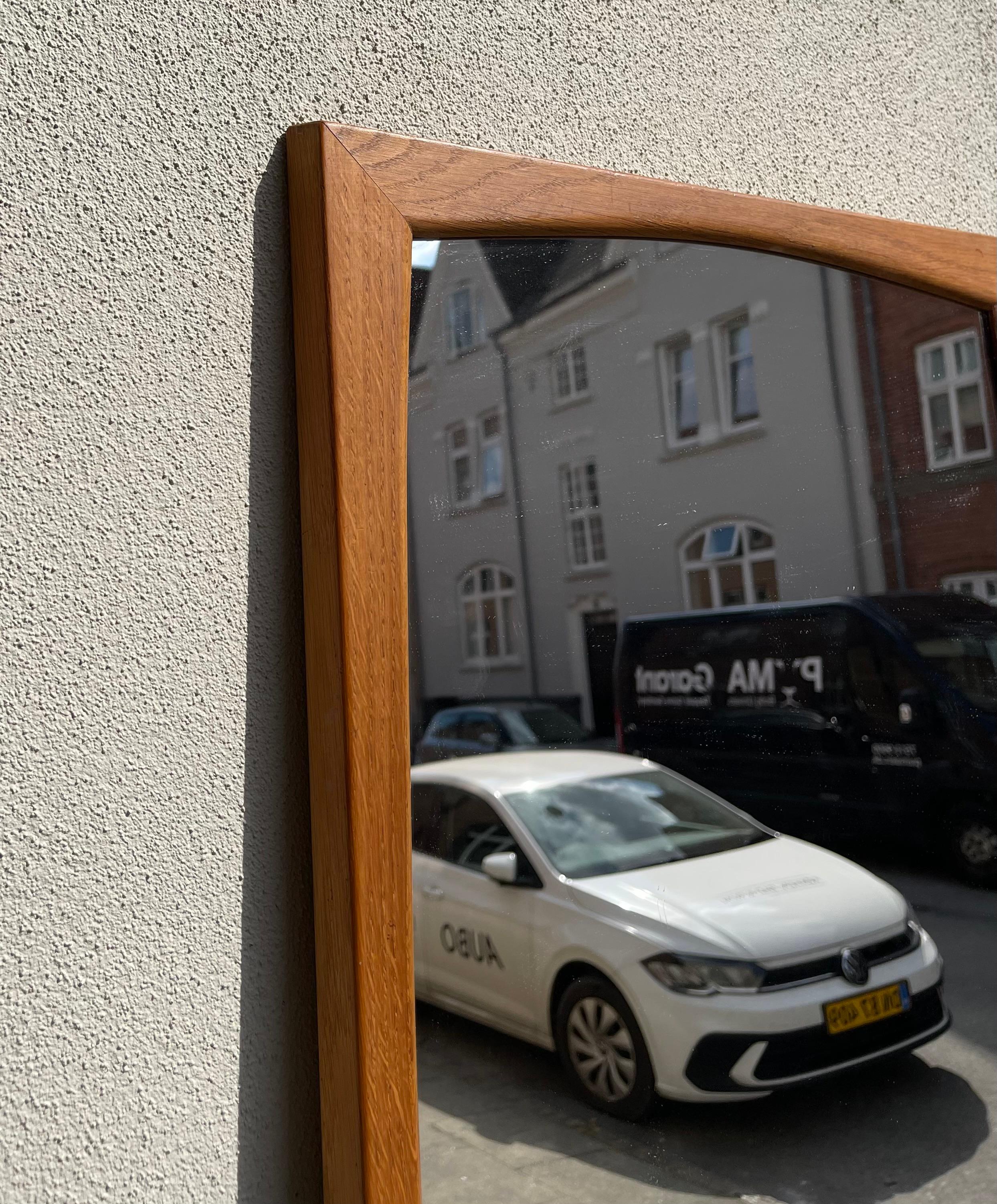 Dänischer moderner Wandspiegel aus Teakholz von Aksel Kjersgaard, 1960er Jahre (Skandinavische Moderne) im Angebot