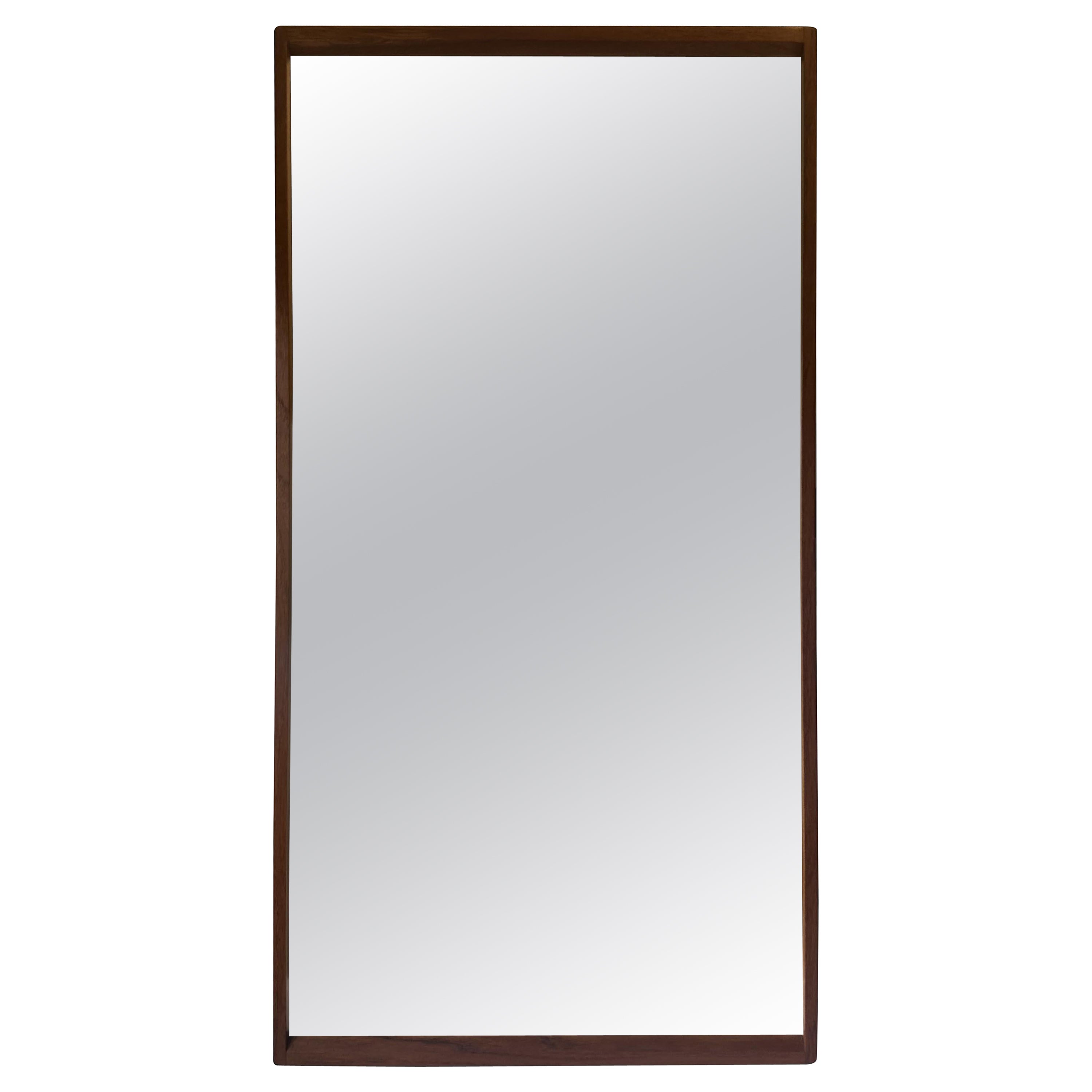 Danish Modern Teak Wall Mirror by Aksel Kjersgaard for Odder Mobler