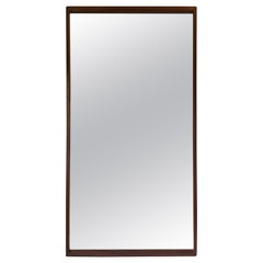 Espejo de pared moderno danés de teca de Aksel Kjersgaard para Odder Mobler