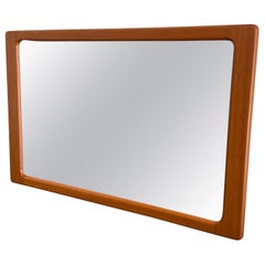 Wandspiegel im dänisch-modernen Stil aus Teakholz von Pedersen & Hansen