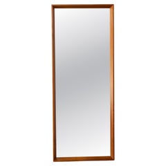 Dänischer Modern Teak Wandspiegel