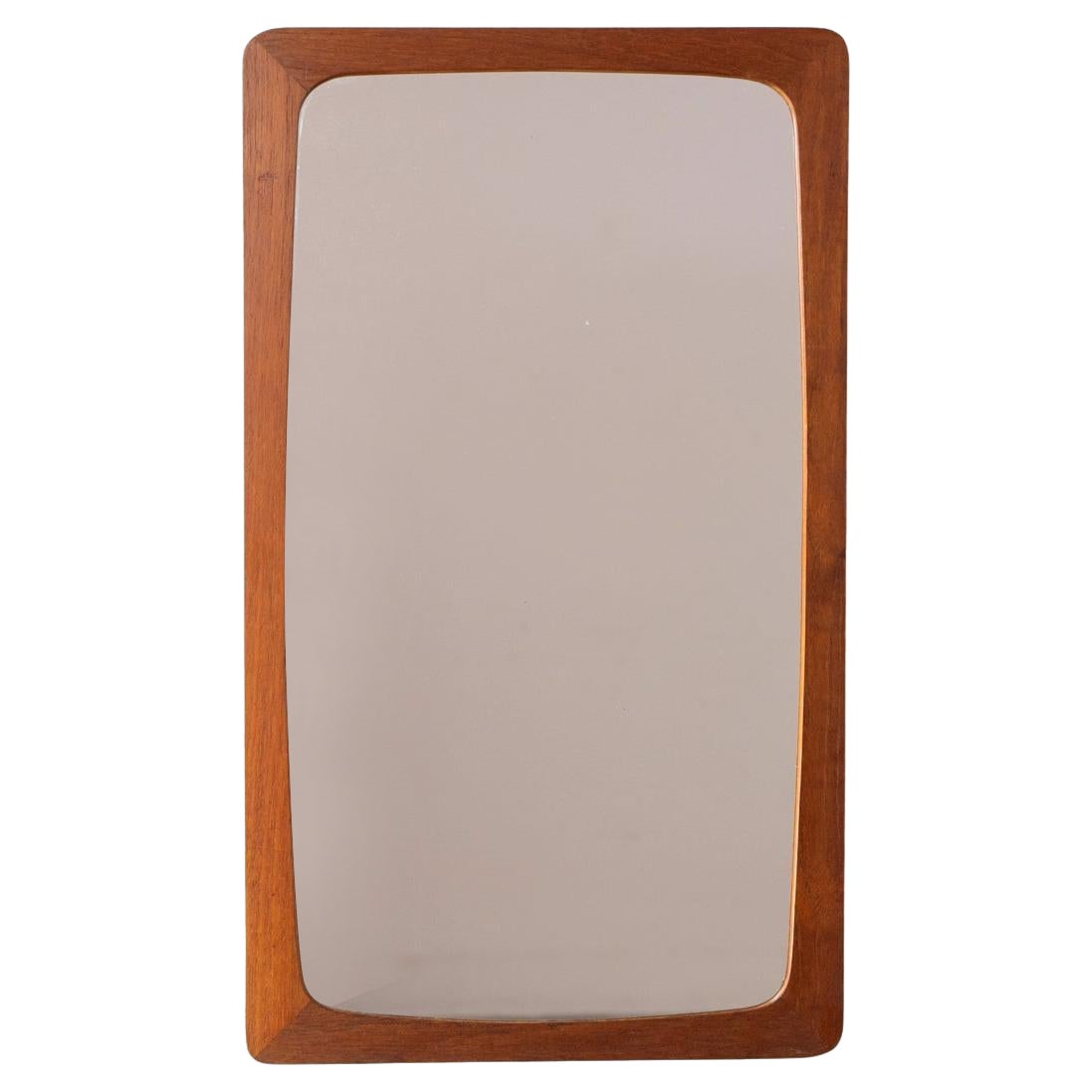 Dänischer Modern Teak Wandspiegel
