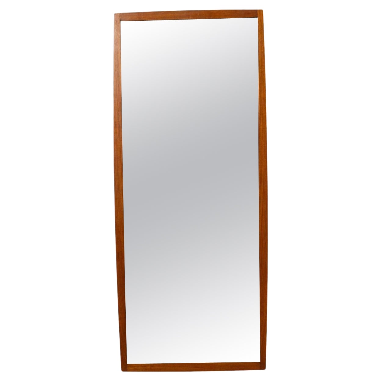 Dänischer Modern Teak Wandspiegel