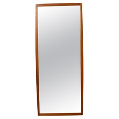 Dänischer Modern Teak Wandspiegel