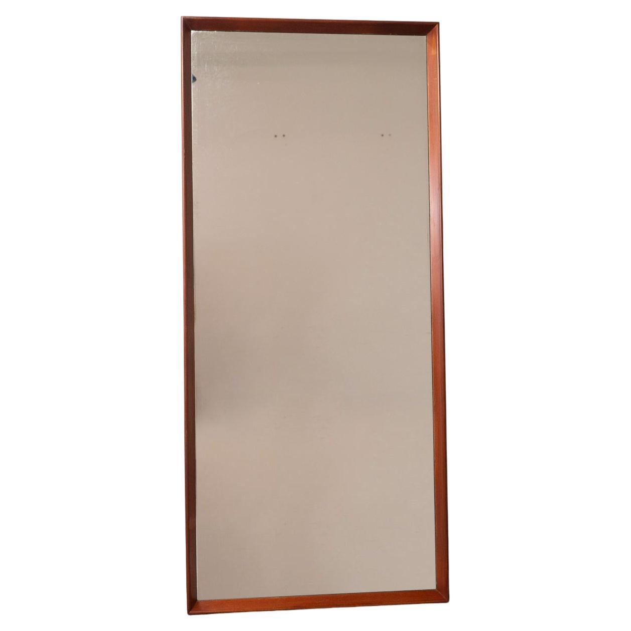 Dänischer Modern Teak Wandspiegel