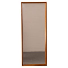 Espejo de pared moderno danés de teca