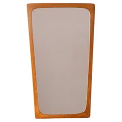 Espejo de pared moderno danés de teca