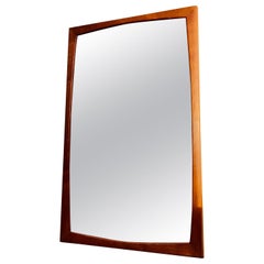 Danish Modern Teak Wall Mirror from Aksel Kjersgaard, 1960s