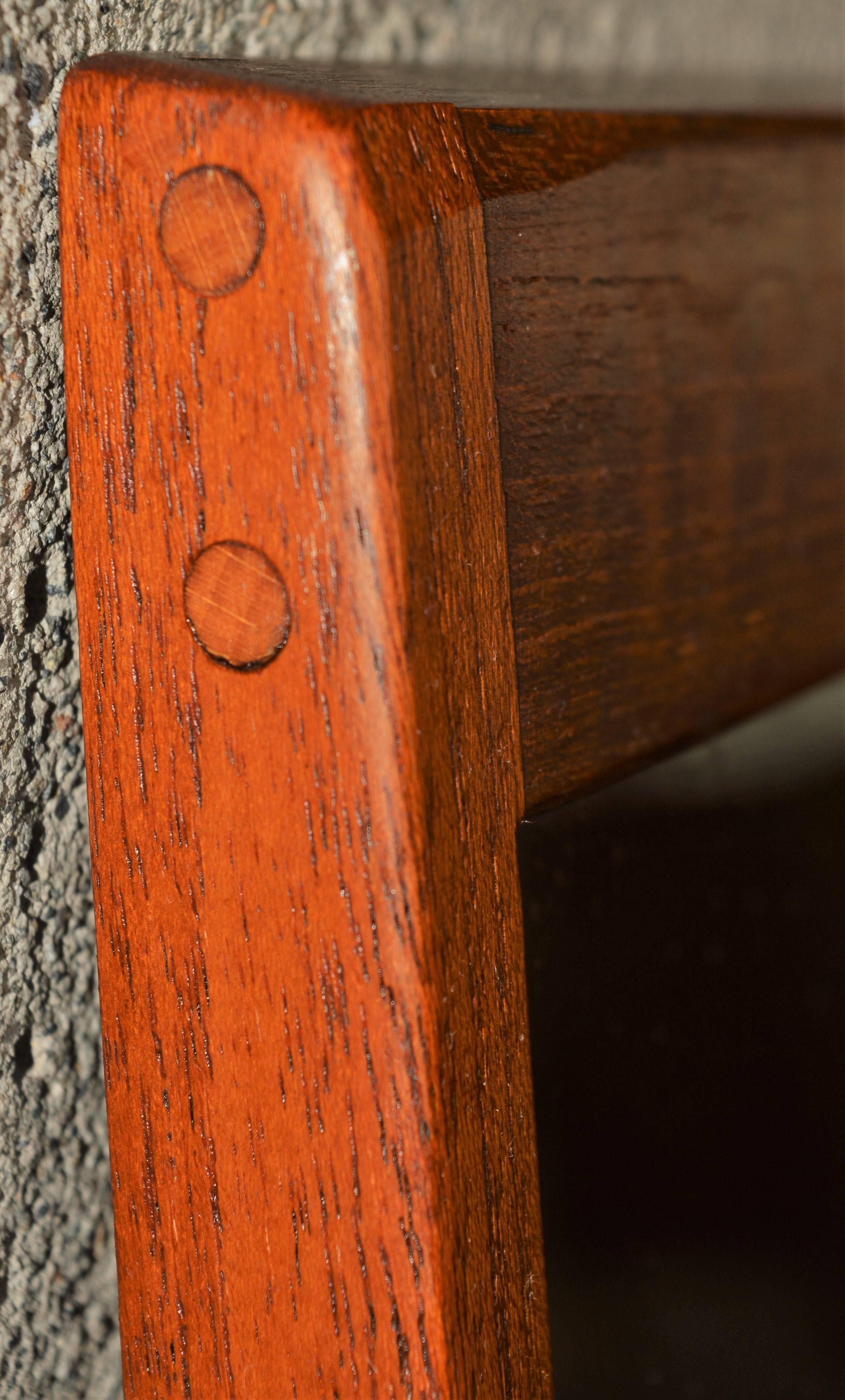 Danish Modern Teak Wall Mirror with Shelf by Aksel Kjersgaard, 1960s 1