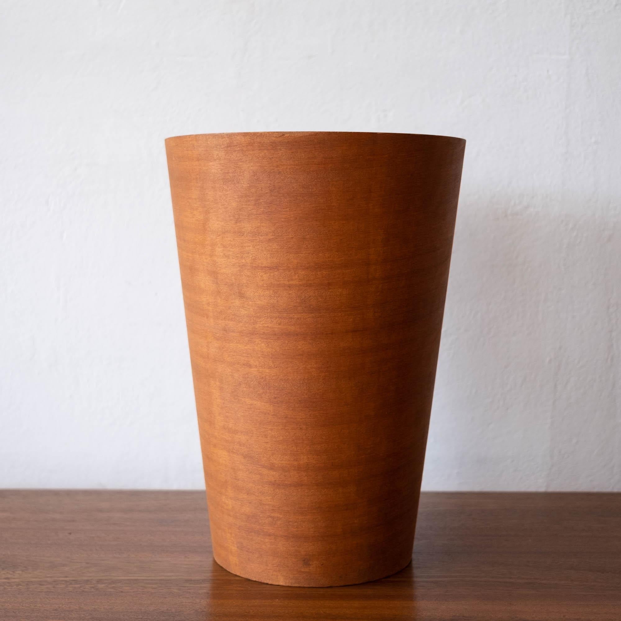 Danish Modern Teak Waste Basket 5