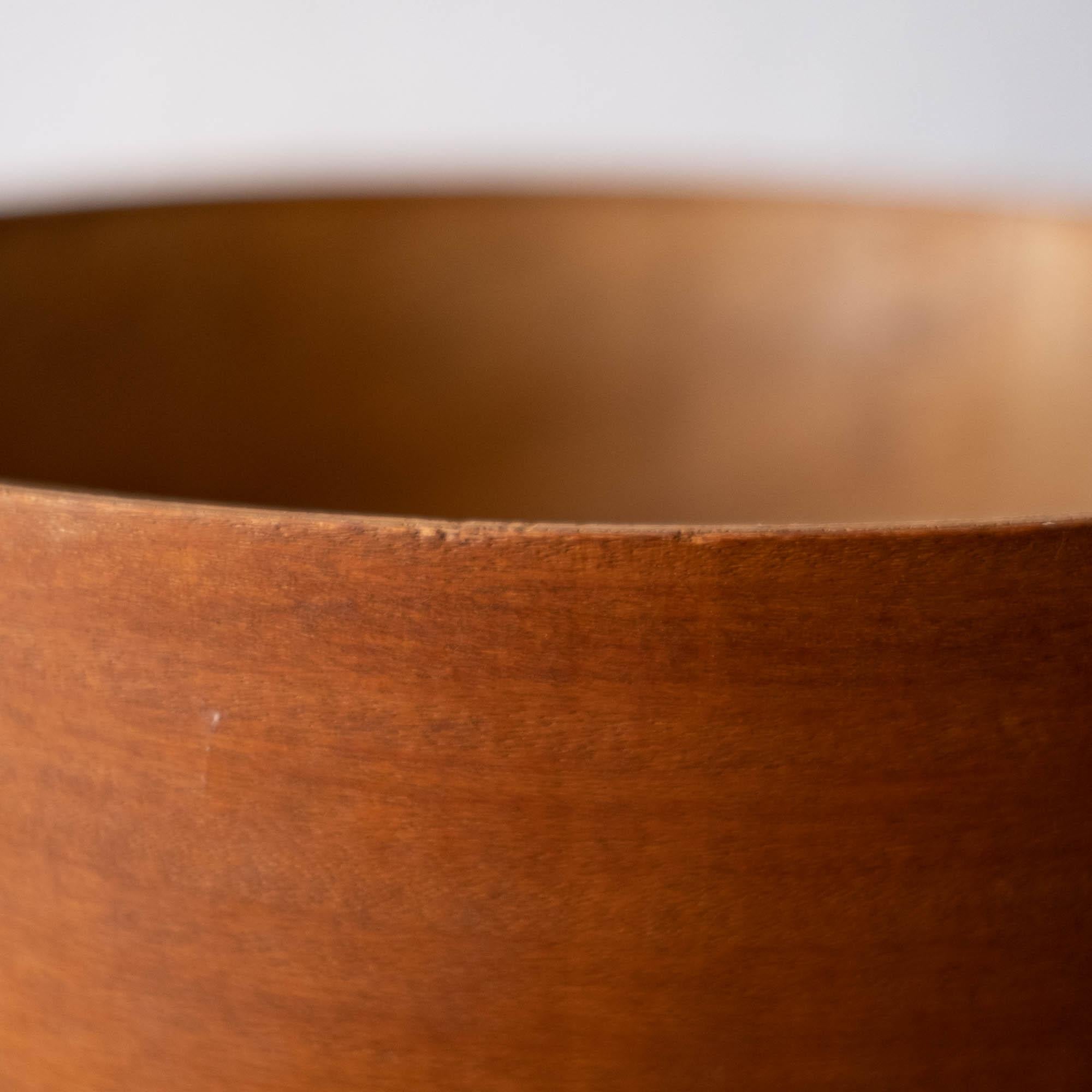 Danish Modern Teak Waste Basket 3