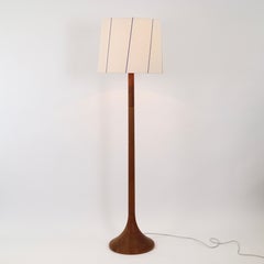 Danish Modern teak wood floor lamp, 1970s, Denmark