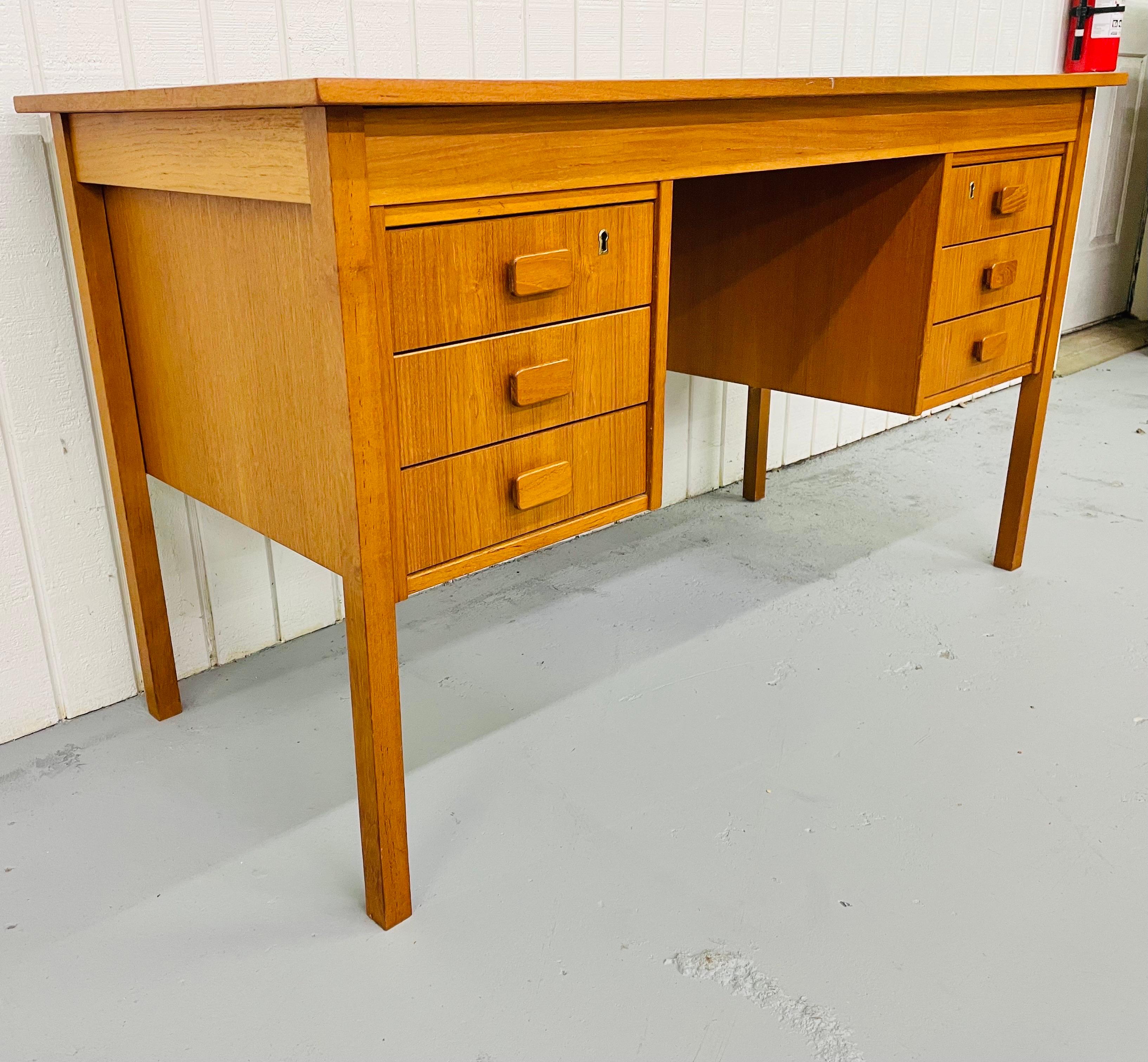 Mid-Century Modern Danish Modern Teak Writing Desk